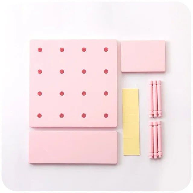 Plastic Pegboard Wall Organiser, Colour Options