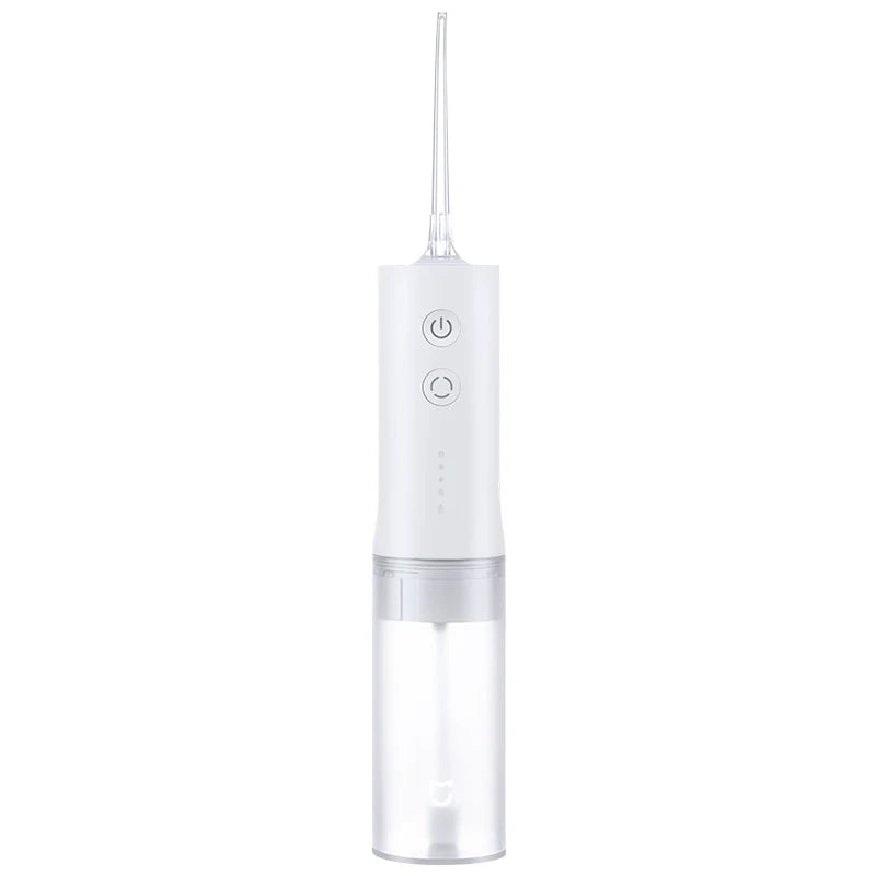 Electric Oral Irrigator with Bubble Pulse Cleaning & 90-Day Battery