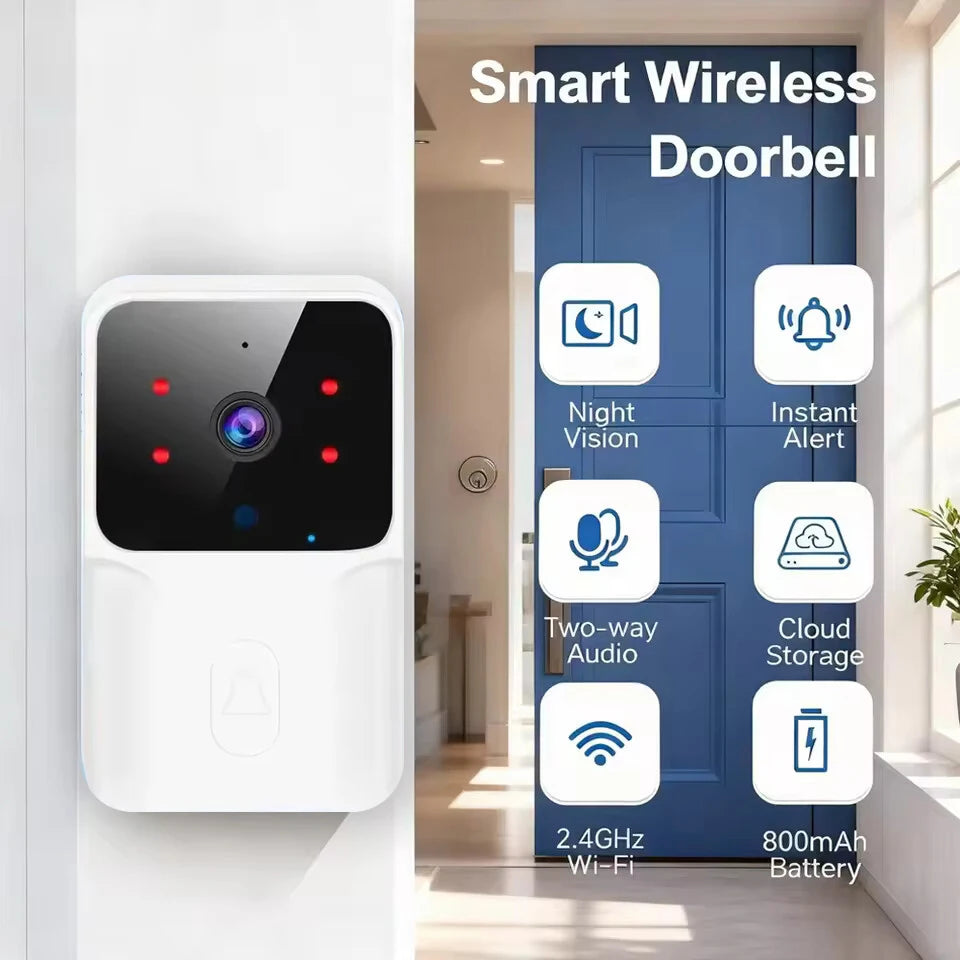 Sonnette vidéo WiFi M6 avec communication bidirectionnelle