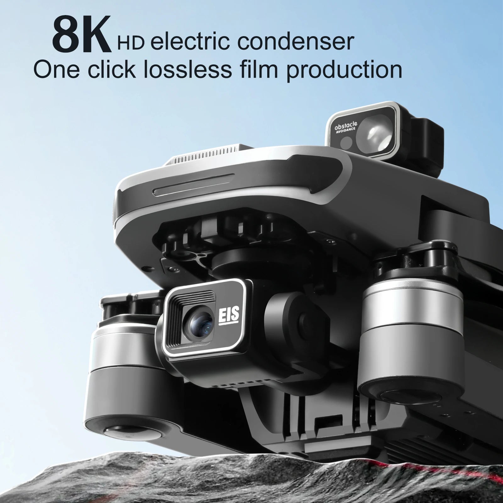 S155 Pro Max 8K GPS Kameralı Drone 3 Eksenli Gimbal ile