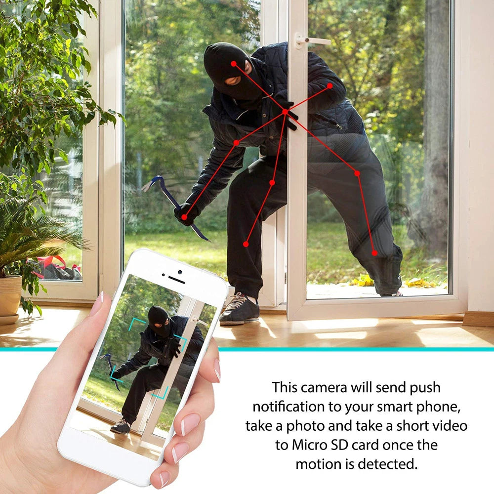 V1 Mini WiFi Camera with Memory-Card Support