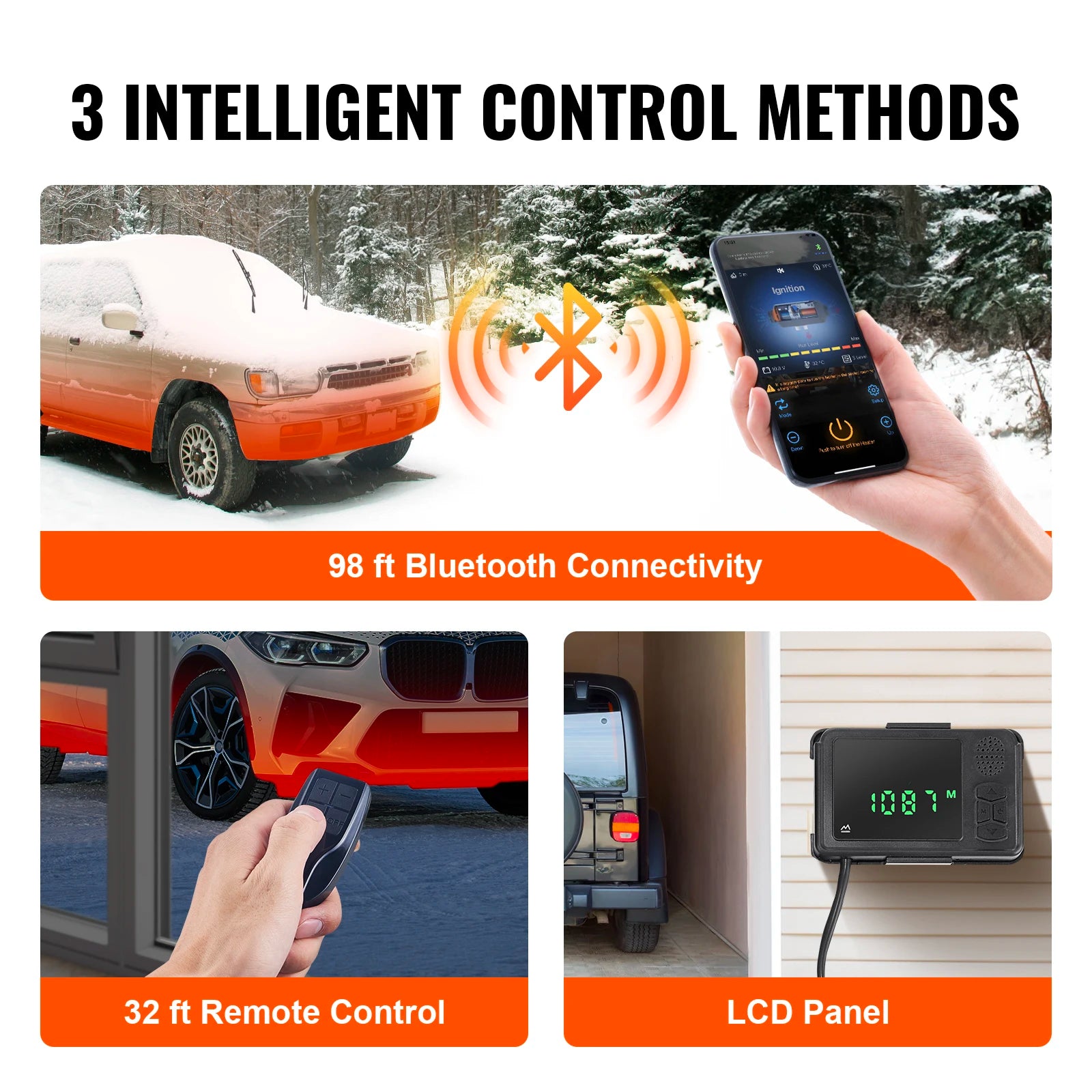 8KW dizelski grijač zraka s Bluetooth upravljanjem putem aplikacije za kamp-kućice i vozila