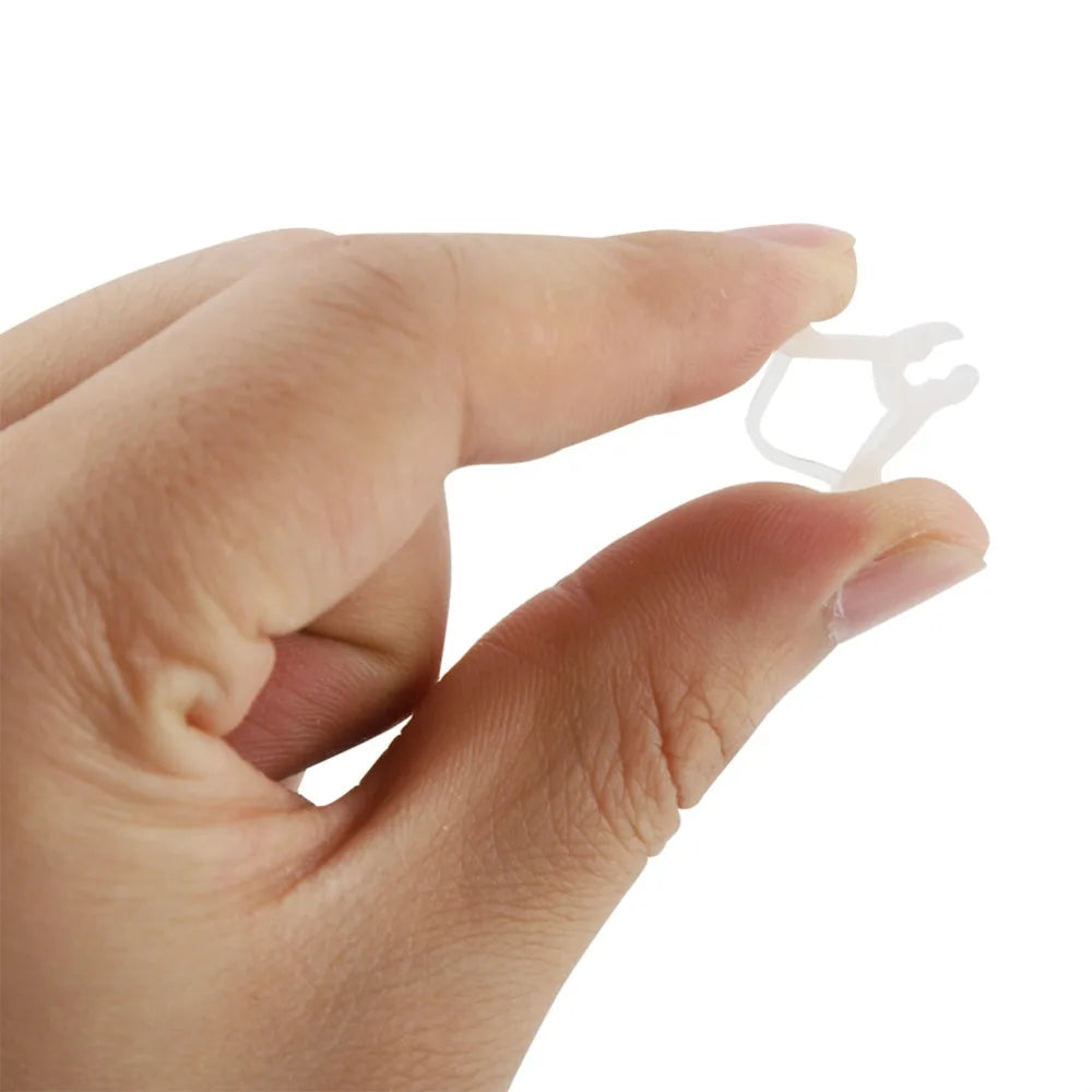 100 Transparent Seedling Grafting Clips