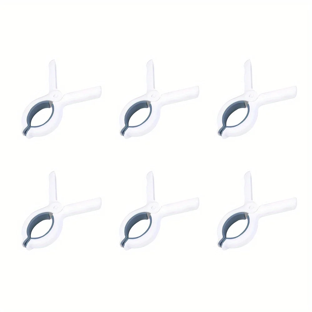 Clipsuri pentru prosop de plajă și rufe, set de 6