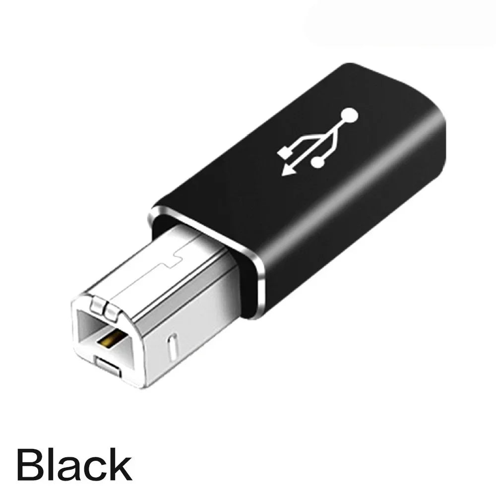 Adaptador USB-C hembra a USB-B macho - aluminio