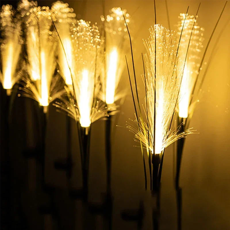 Solar Reed-Style Garden Accent Light