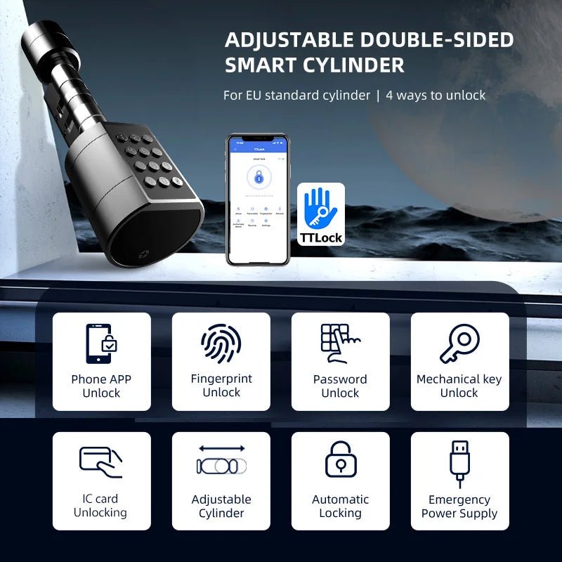 LVD11 Smart Euro-Cylinder Door Lock