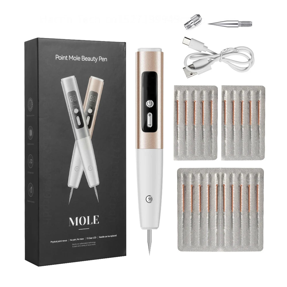 Skin Tag Remover Laser Plasma Pen Dark Spot Mole Wart Remover Pen Electric Tattoo Freckle Nevus Black Spots Skin Tag Removal