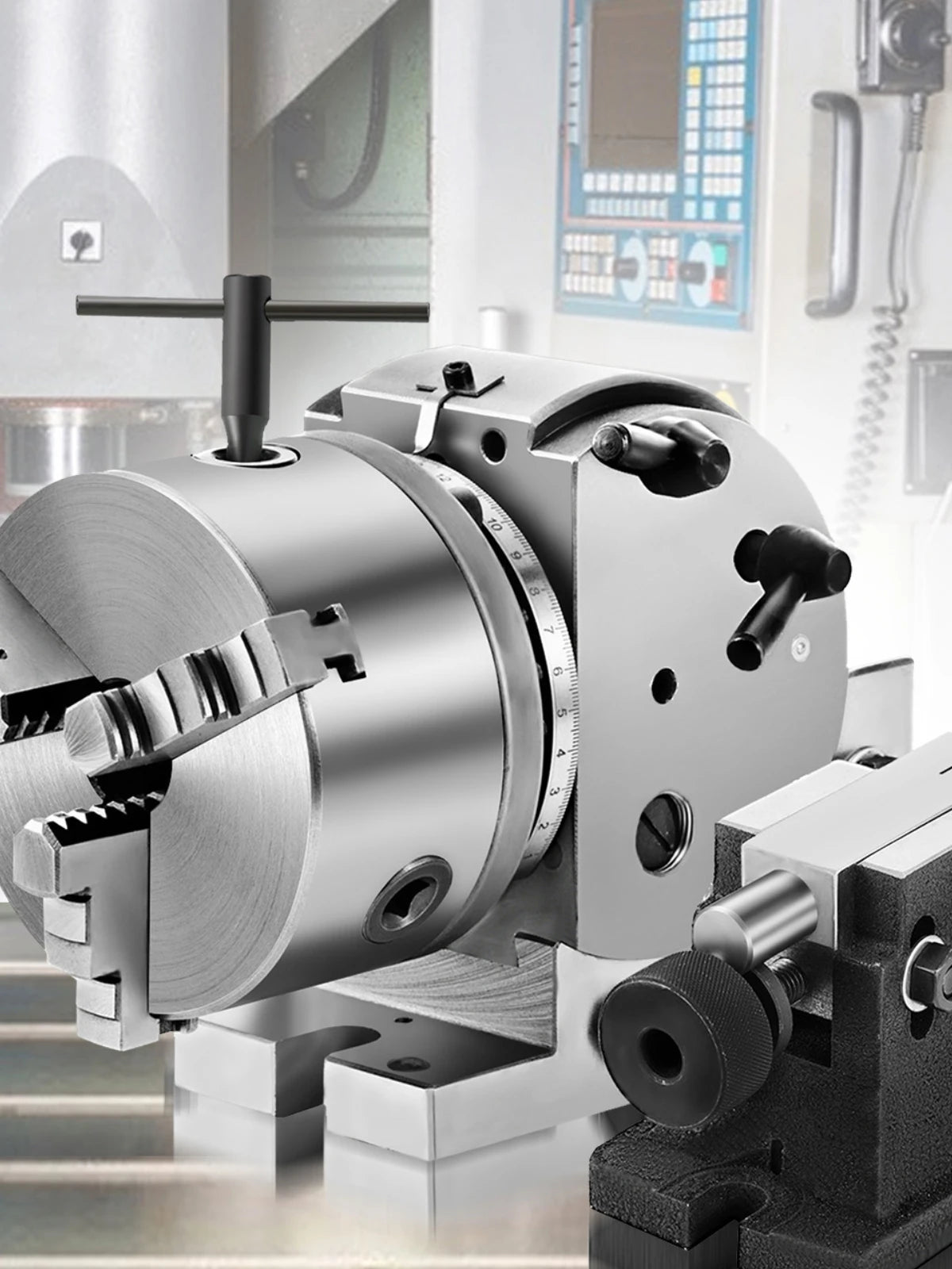 Semi-Universal Dividing Head 4"/5" 3-Jaw Chuck Milling Indexer Set