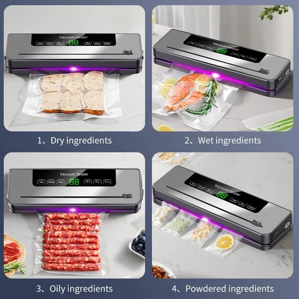 Scelleuse sous vide automatique pour aliments avec cutter intégré