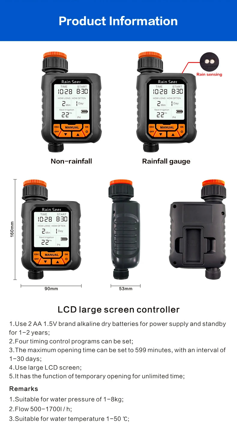 LCD Garden Watering Timer