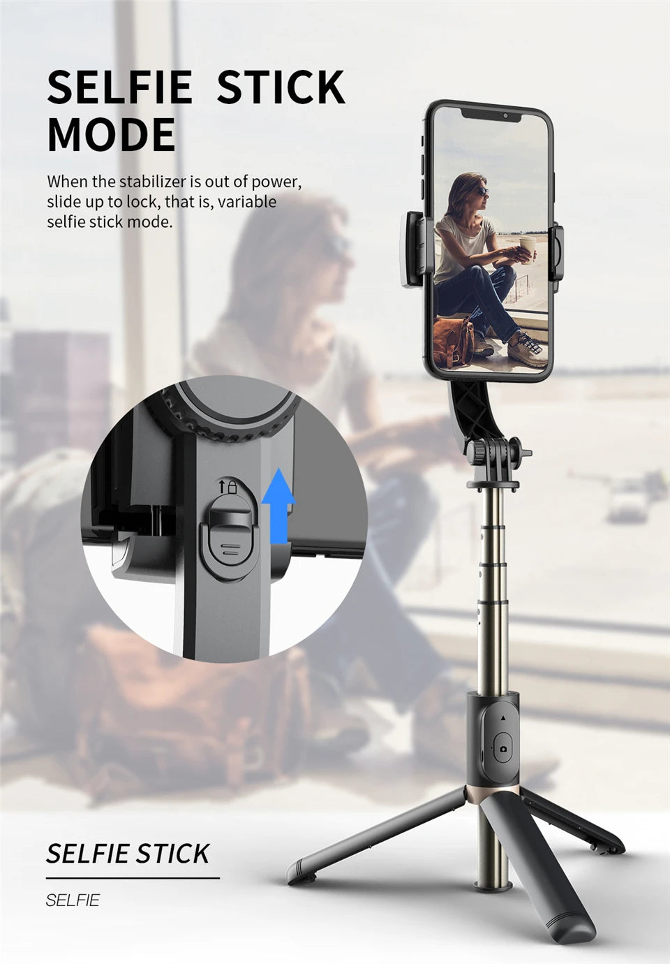 Q08 Smartphone Gimbal and Selfie Stand