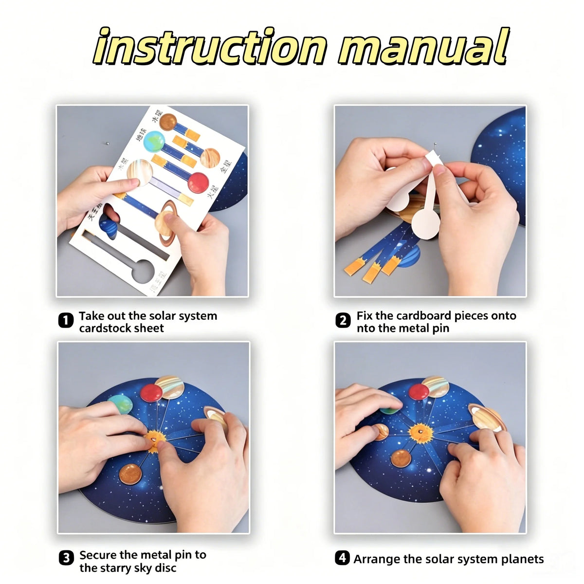DIY Paper Solar System Model Kit, Selected Quantity