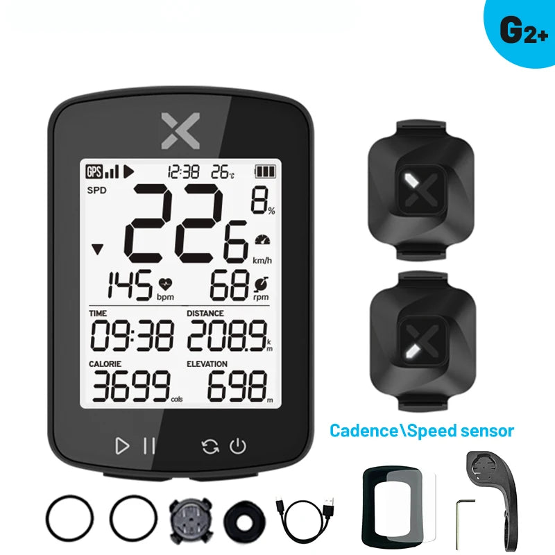 XOSS New G2 GPS G2+ Cycling Computer G Plus Wireless Speedometer Bluetooth Tracker Waterproof Road Bike MTB Bicycle Odometer