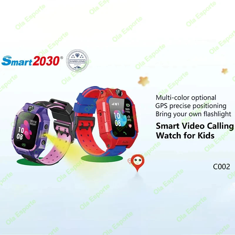 Montre connectée d’enfants avec appels 2G et bouton SOS