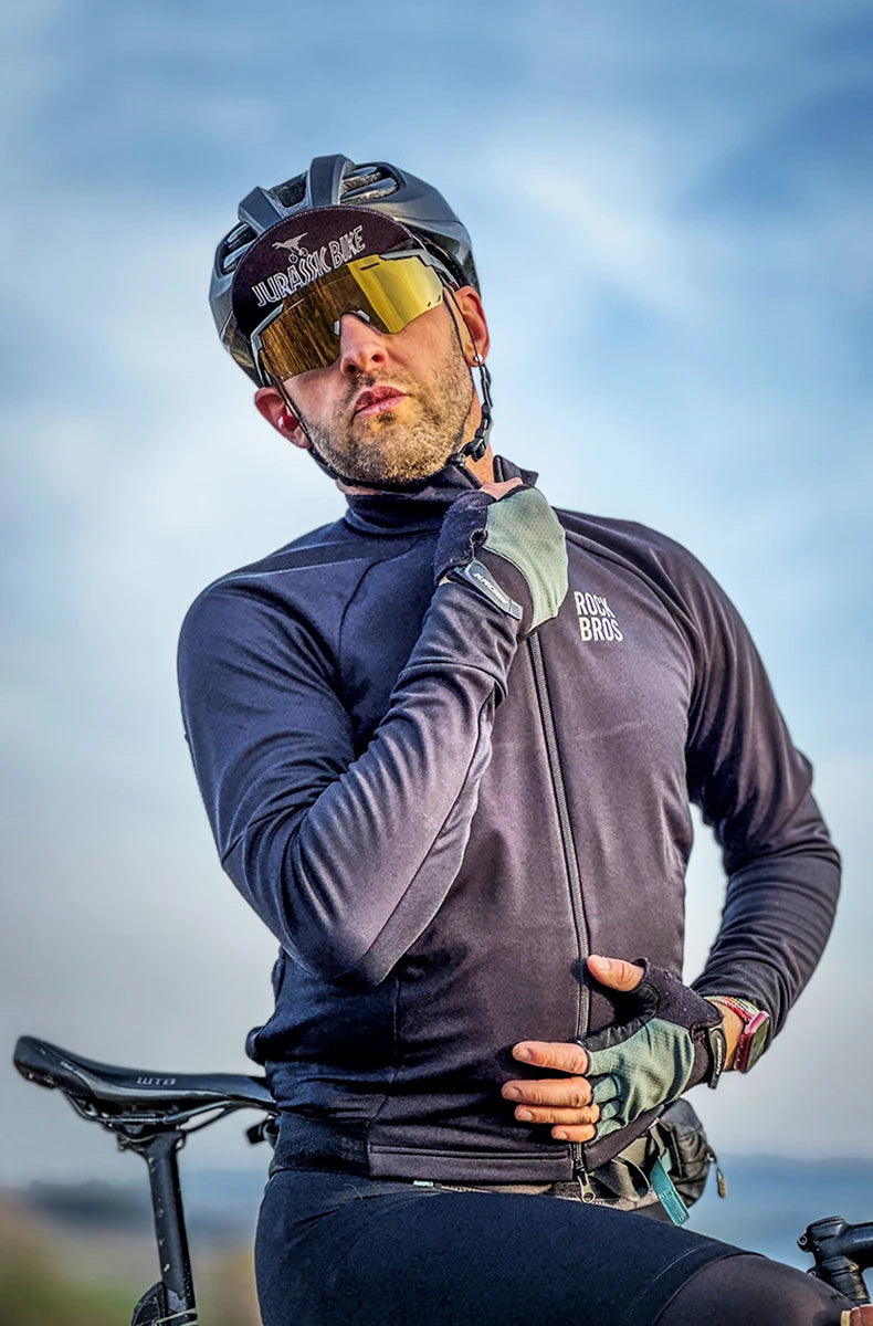 Winter Cycling Jacket Thermal Windproof MTB Road Riding Coat