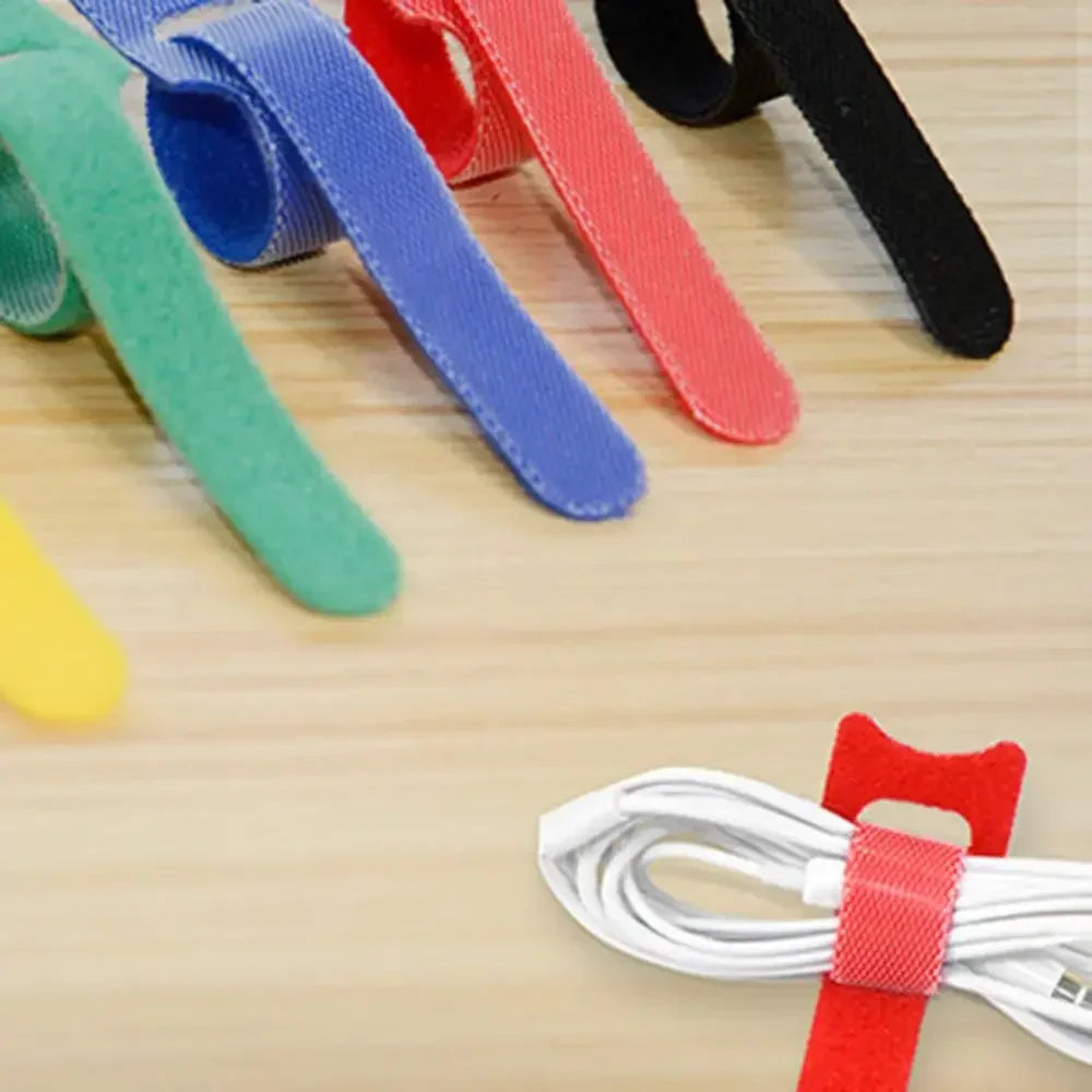 Wiederverwendbare Kabelbinder aus Nylon - Packung mit 50 oder 100 Stück