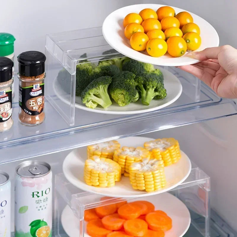 Clear Raised Storage Shelf, Small or Large