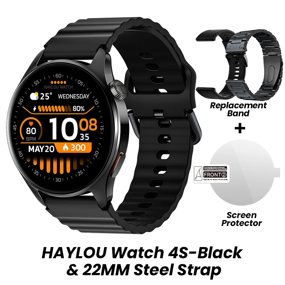 HAYLOU Watch 4S ceas GPS cu afișaj AMOLED de 1,43 inch