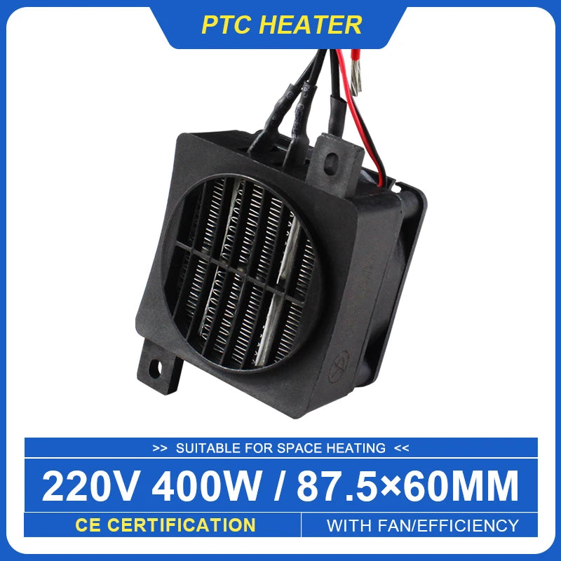 220 V PTC Heater and Fan Assembly