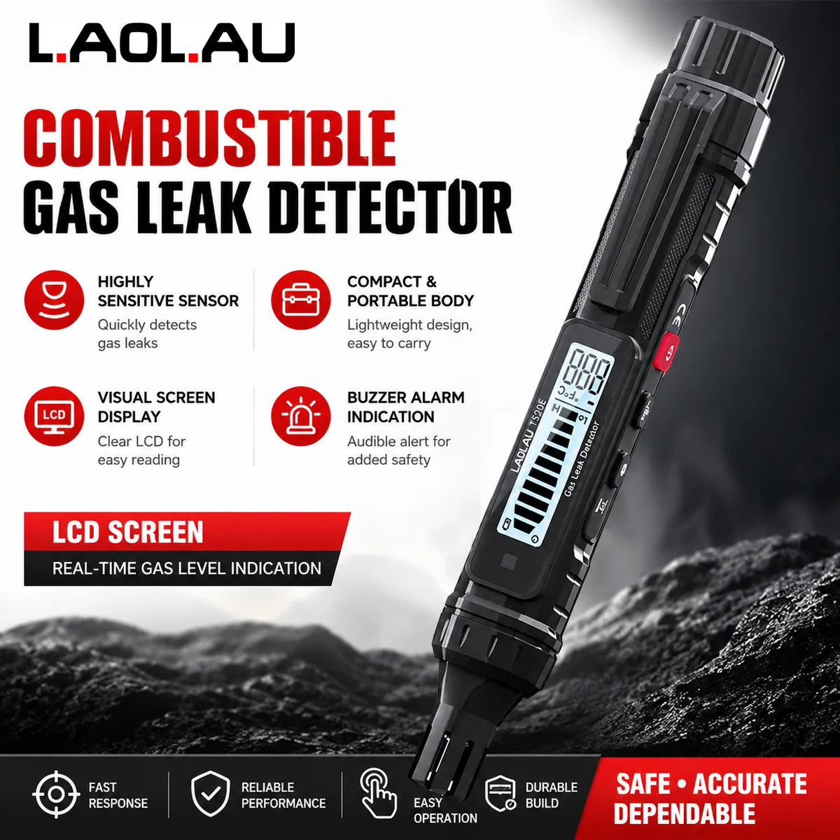 TS-20E Portable Combustible Gas Detector