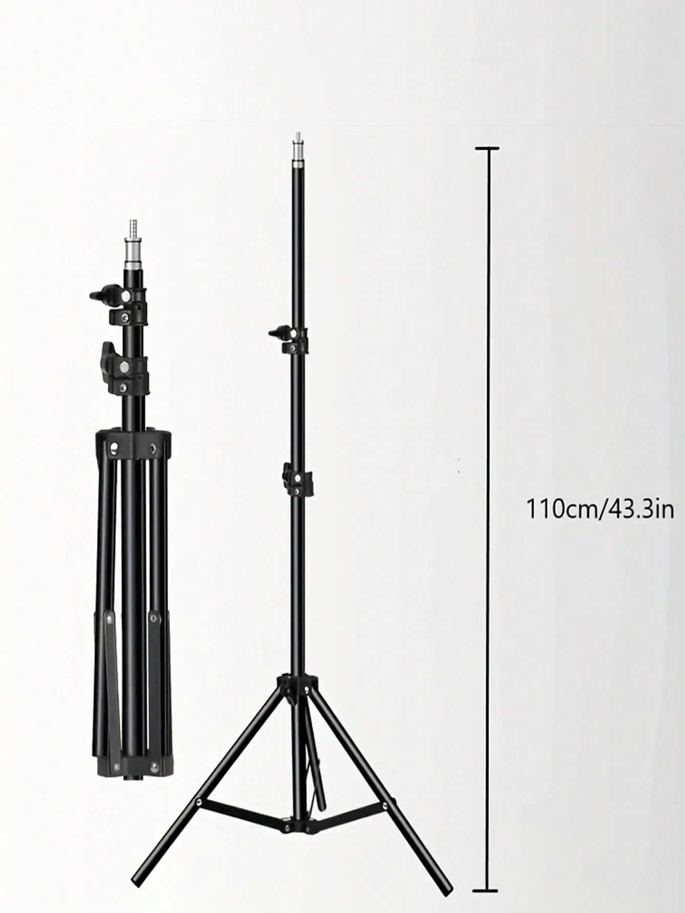 10-Inch Ring Light with 110cm Tripod Stand & Remote for Streaming