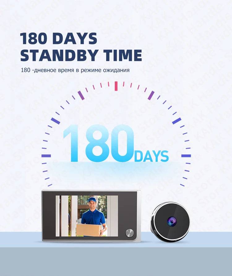 Digital Door Peephole Camera with 3.5" LCD Screen