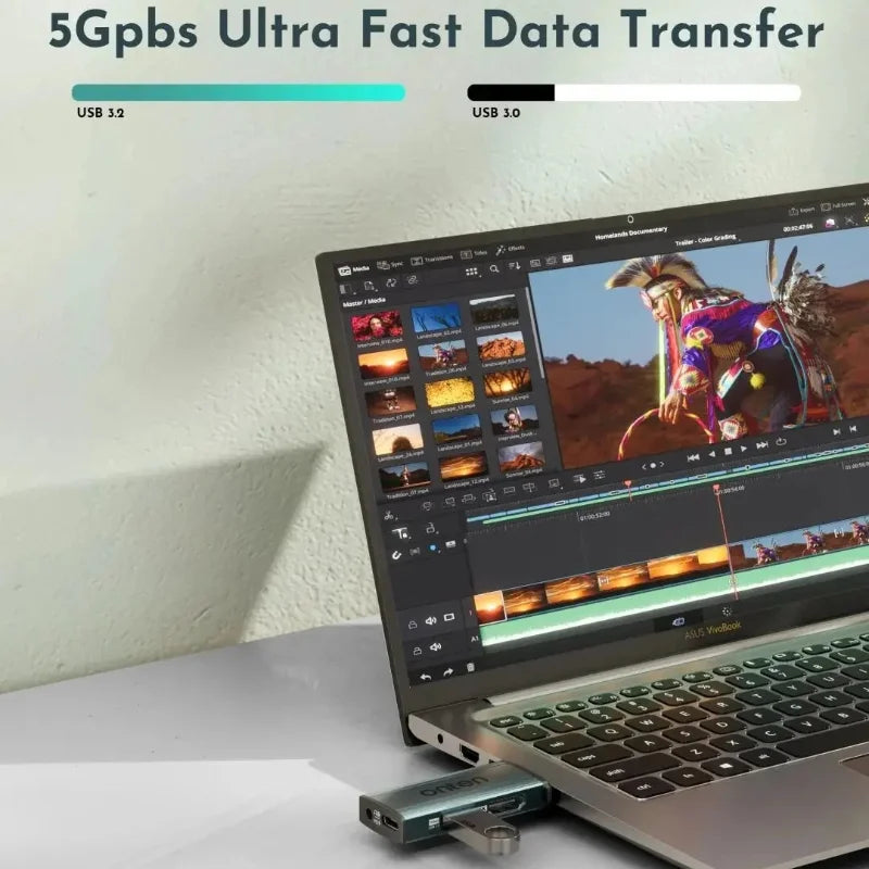 Compact USB-C Dock with HDMI, Audio and PD