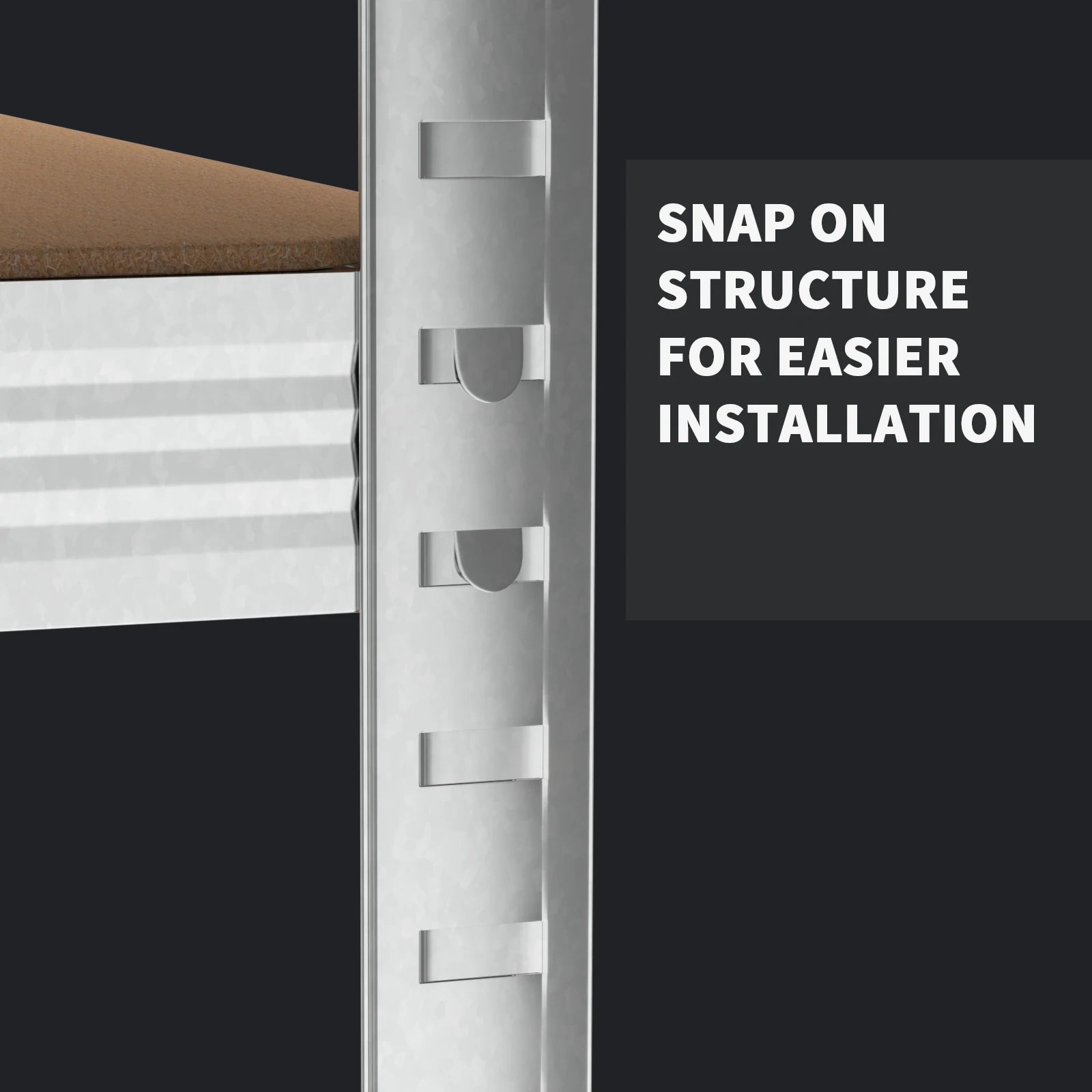 DayPlus 5‑Tier Boltless Garage Shelving Unit