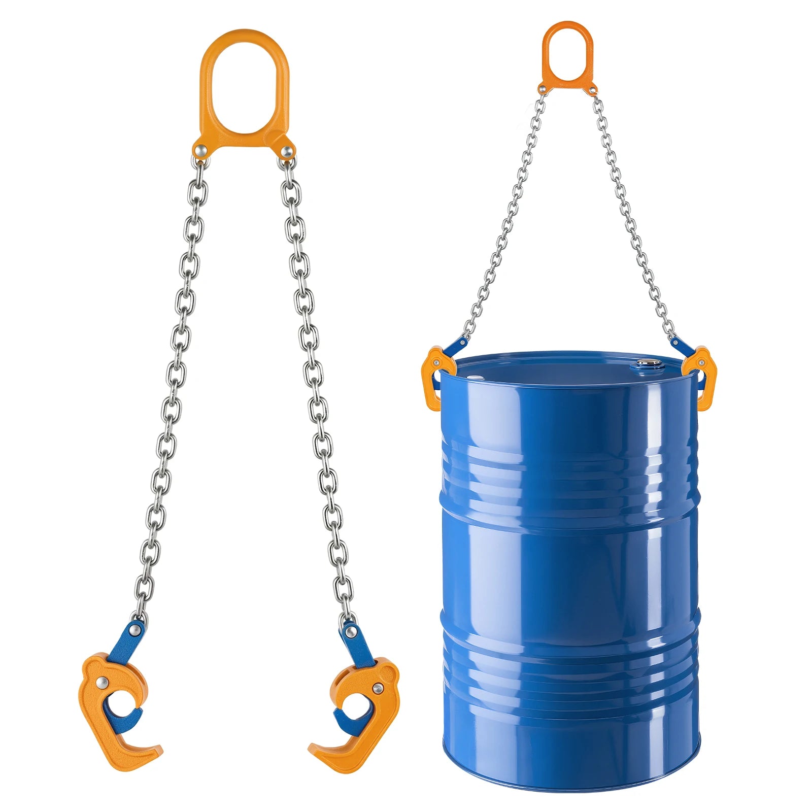 2000–2200 lbs Drum Lifting Chain Sling with Secure Hooks