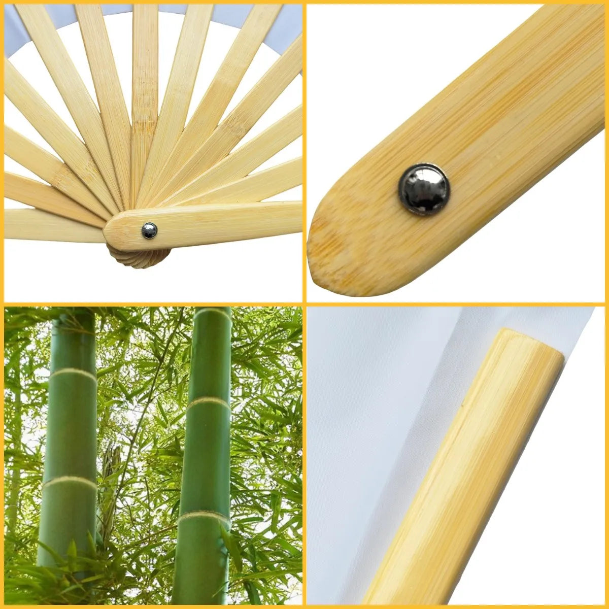Tai Chi Performance Fans, Left-and-Right Pair
