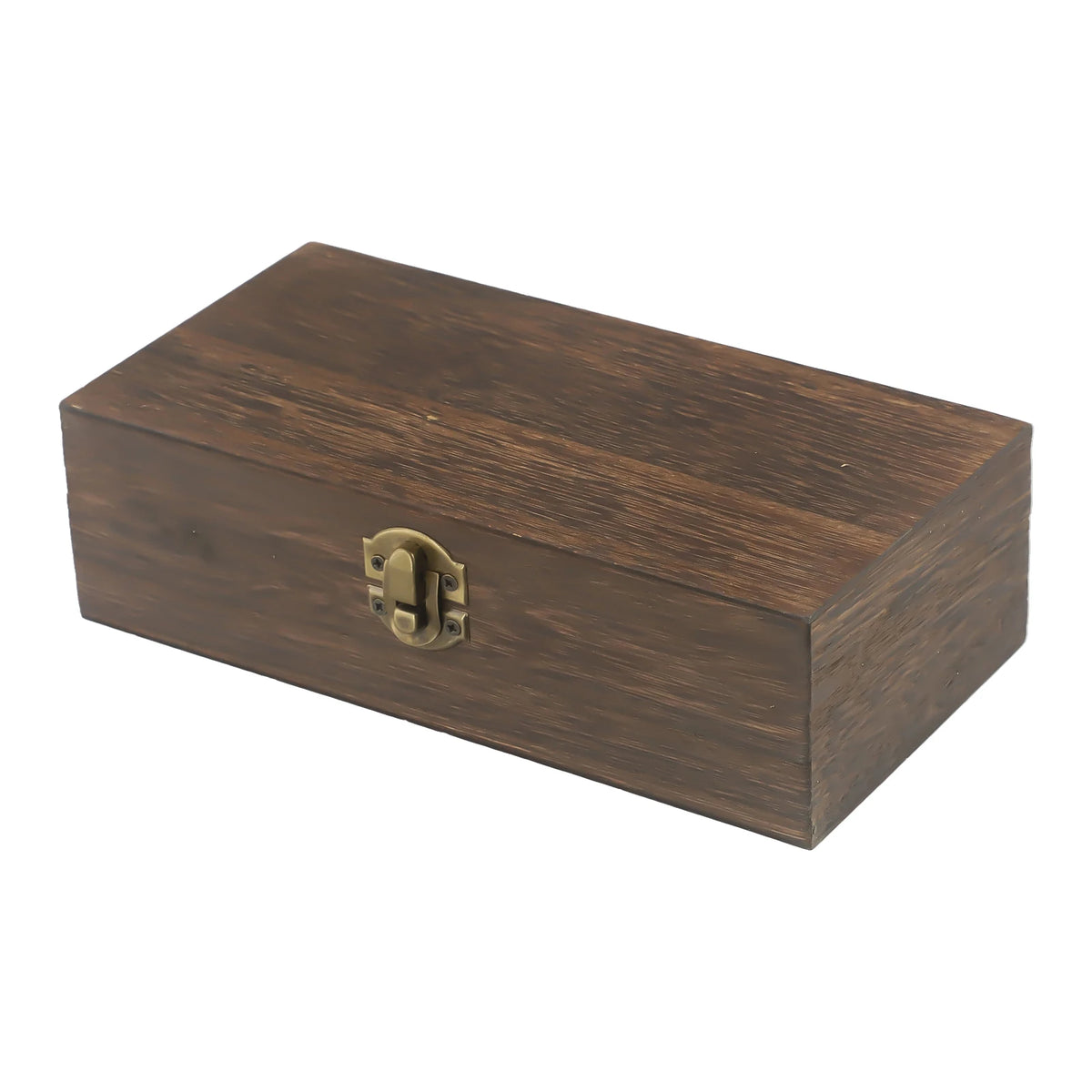 Wooden Storage Box with Clasp, 20 x 10 x 6cm