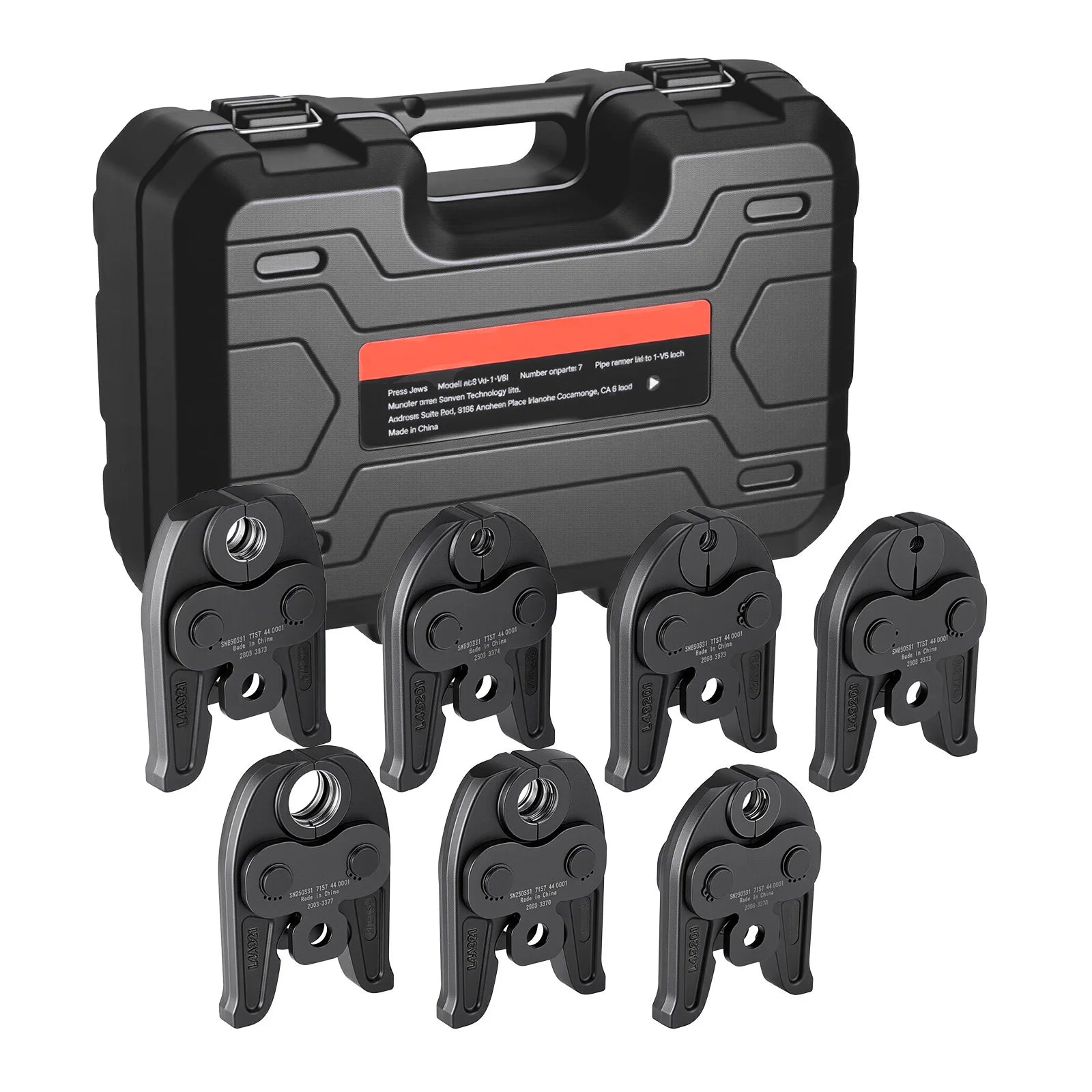7PCS Pressing Jaws Set 1/4"–1-1/8" for RLS Copper Pipe Tools