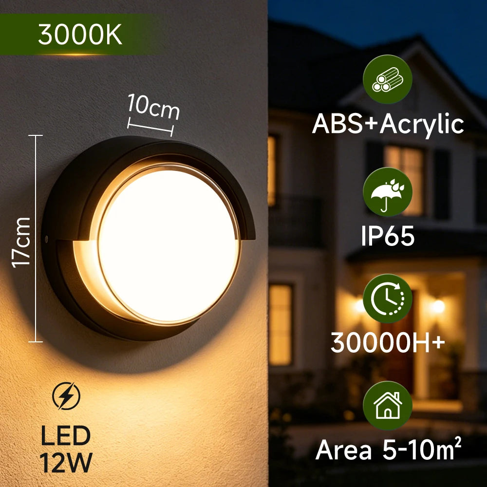 Lampa ścienna LED, różne warianty ciepłego i chłodnego białego światła