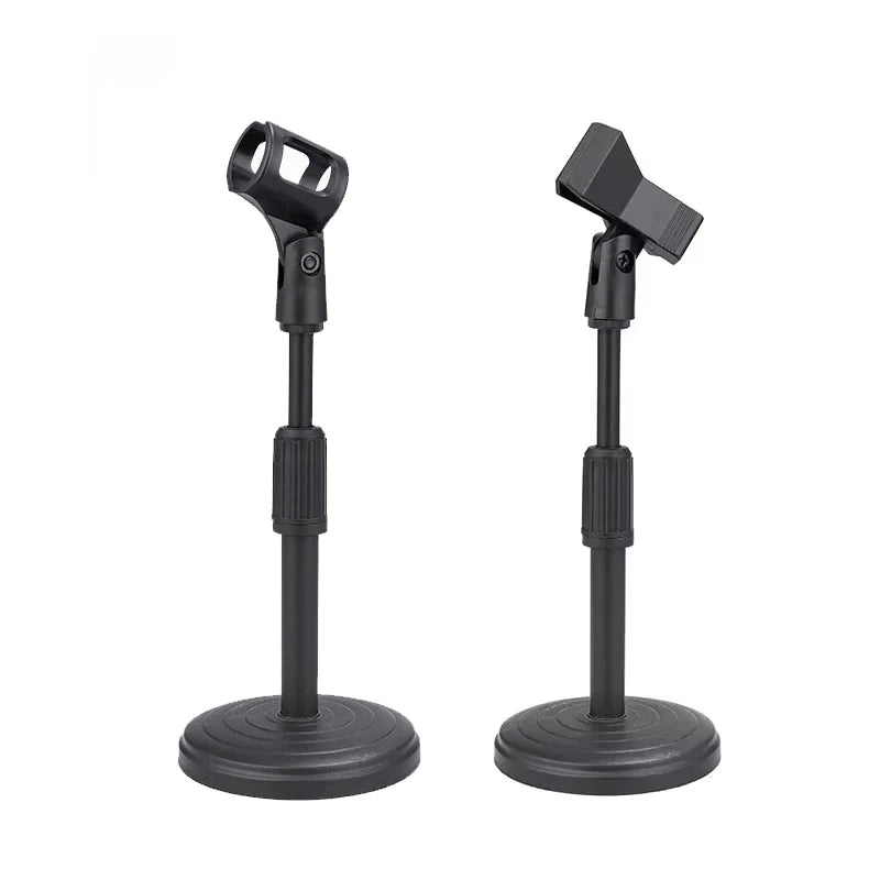 Height-Adjustable Desktop Microphone Stand