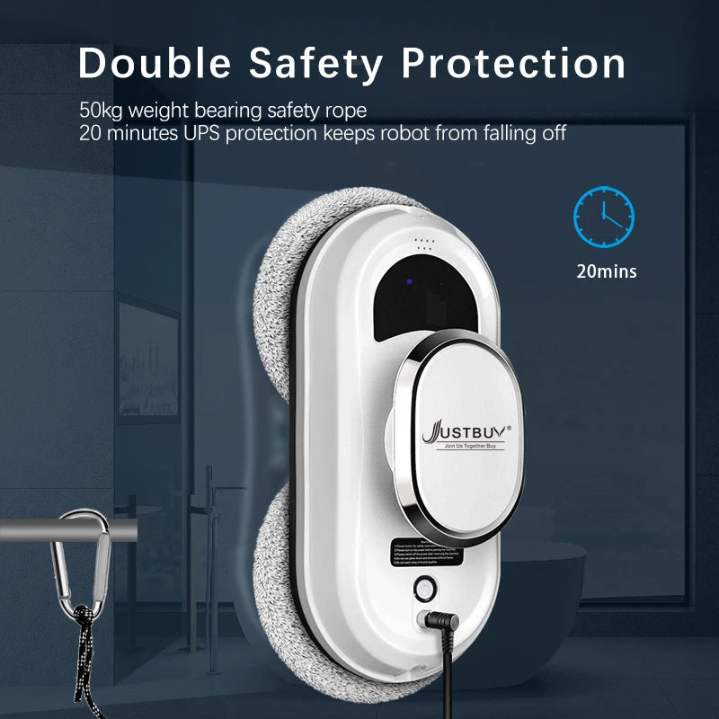 Robotický vysavač na okna pro bez námahy čištění skla