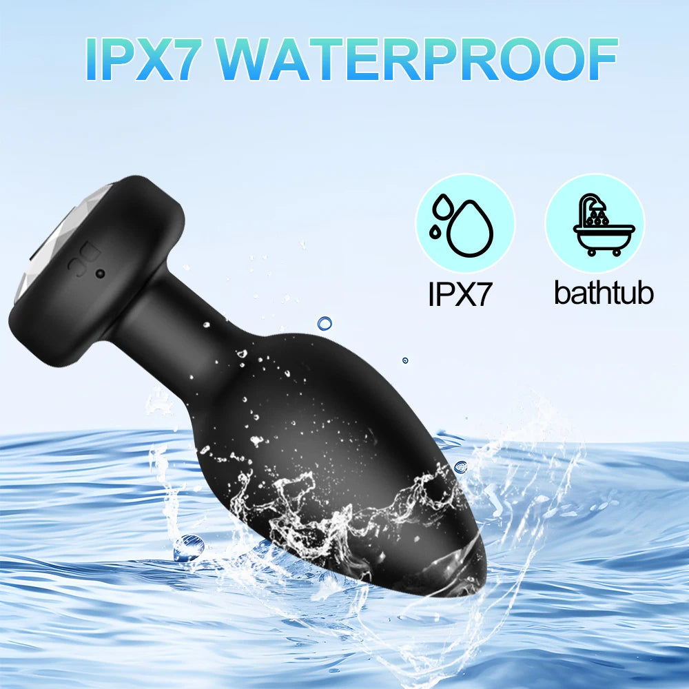 Бездротовий анальний вібратор з керуванням через додаток та 10 режимами