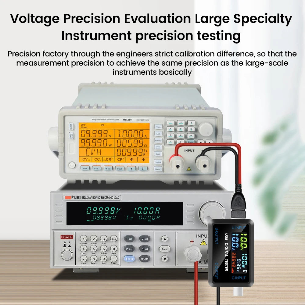 Digitaler USB-Lade-Tester - Anschlussoptionen