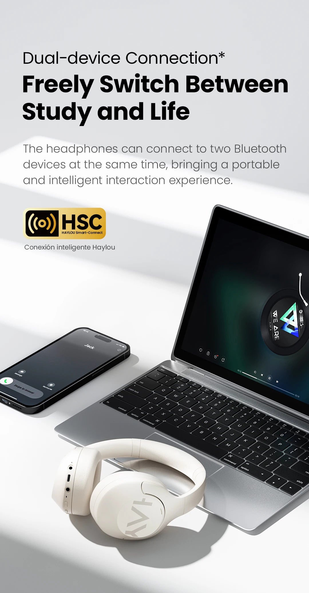 Haylou S30 Wireless Bluetooth ANC Headphones