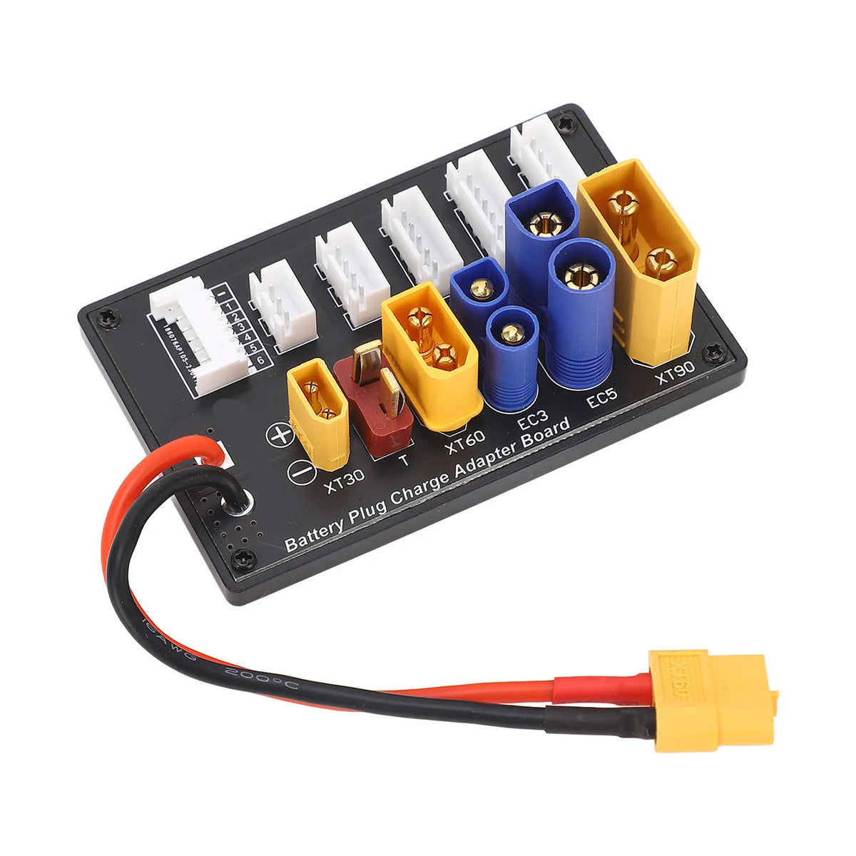 Battery Charger Adapter Board, XT30/60/90, EC3/5 & T Plugs