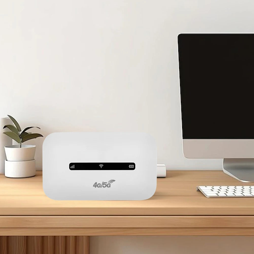 4G LTE Mobile WiFi Router with SIM Slot and Portable Hotspot