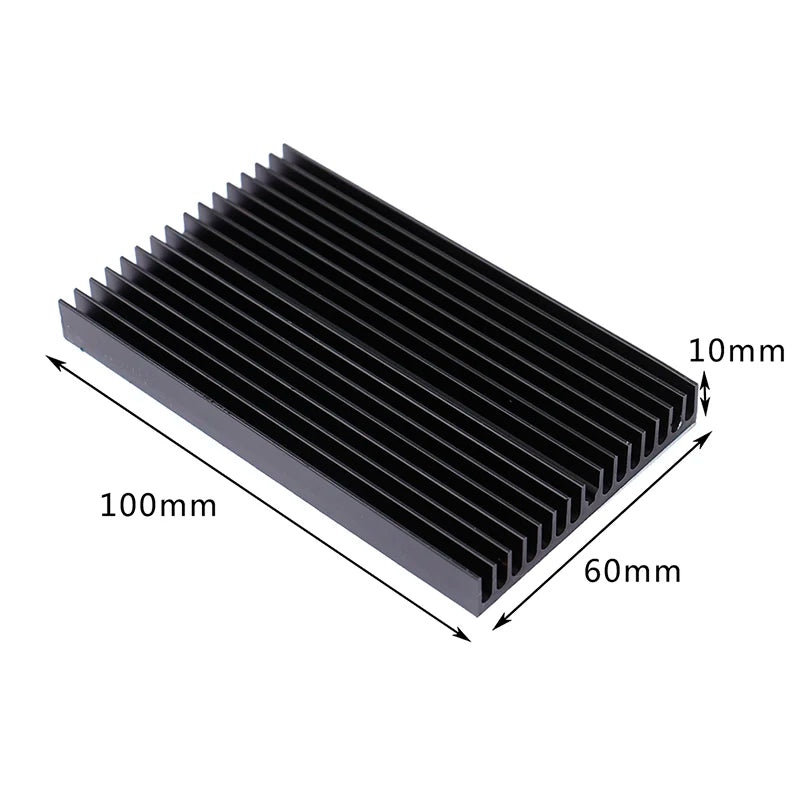 Aluminum Alloy Heatsink 100MM Cooling Pad LED IC Chip Cooler Radiator Heat Sink