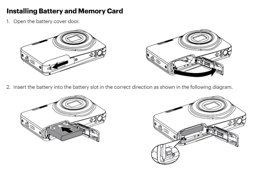 16MP Compact Digital Camera with 5X Optical Zoom and 1080P Video