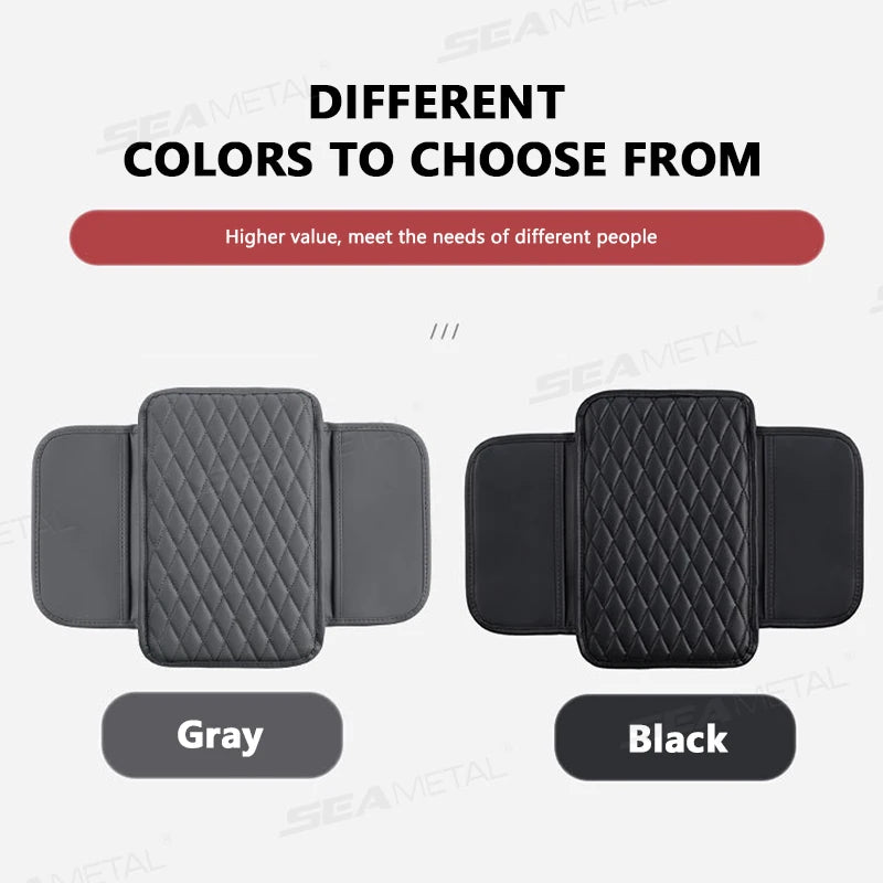 Universal Car Armrest Box Cover with Storage Pockets