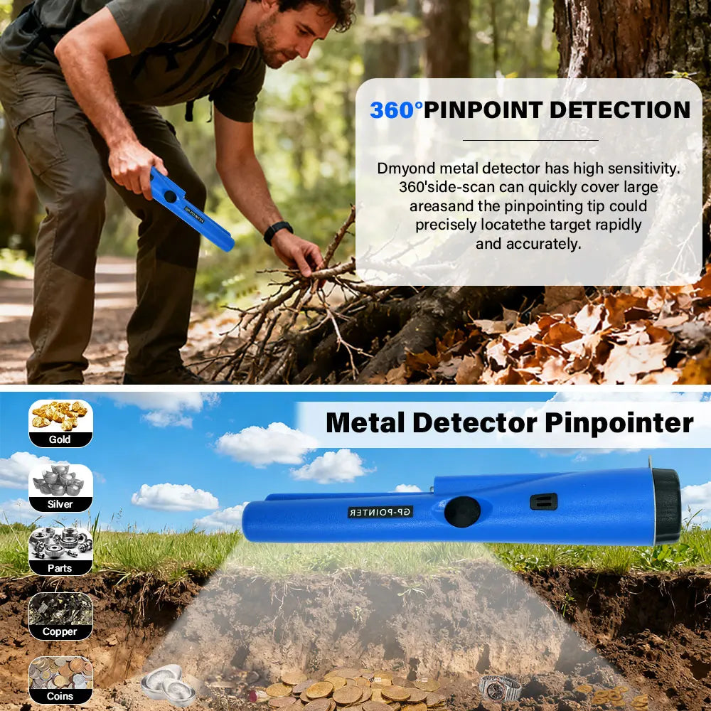 Metal Detector Pinpointer - Bag and Colour Options
