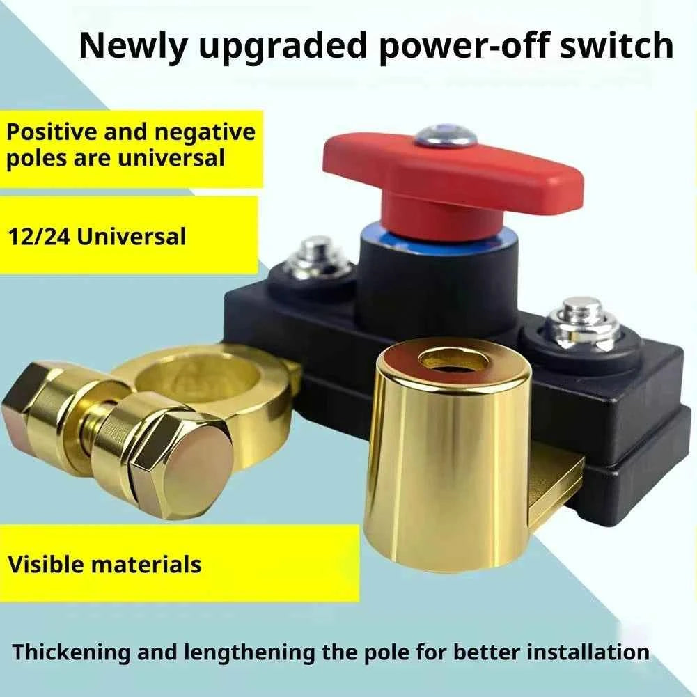 12V/24V Car Battery Cut Off Switch Disconnect Automatic Circuit Breaker Anti-Leakage Isolator
