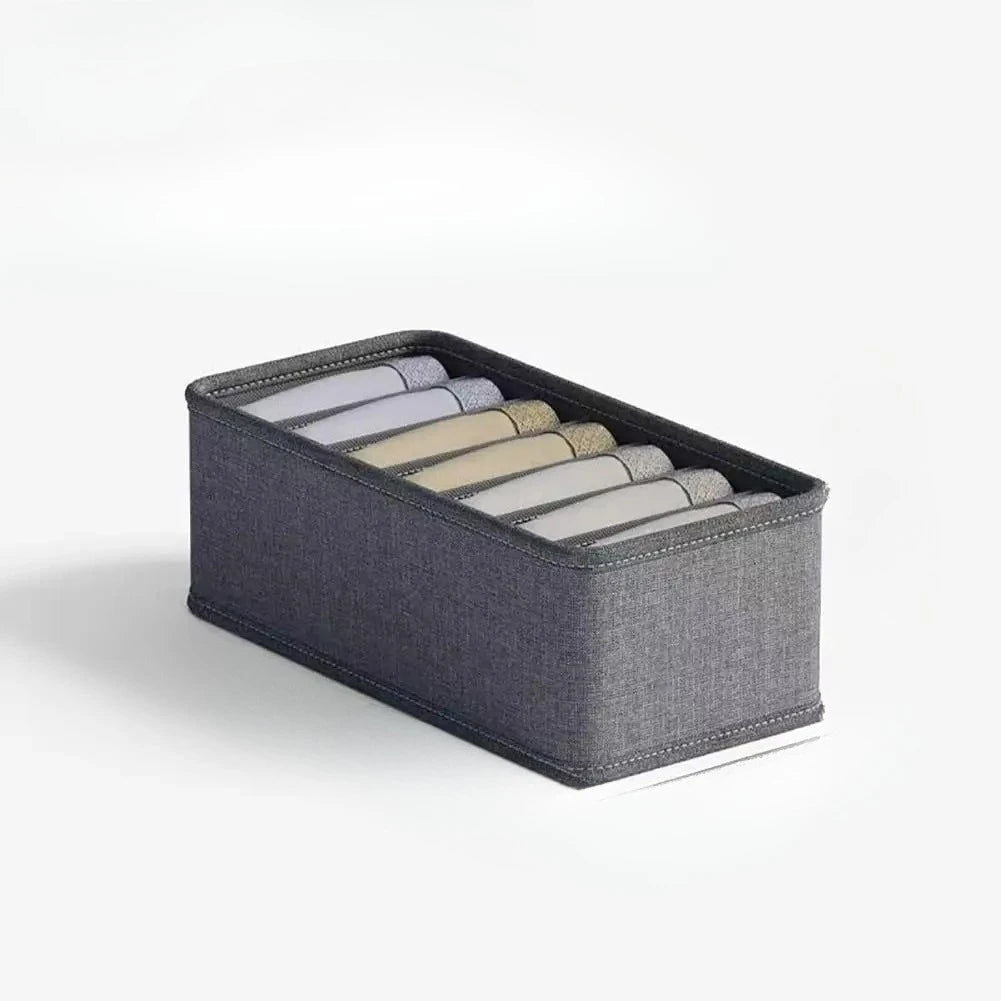 Caixas de arrumação em tecido dobráveis para gavetas, armários e roupeiros, organizador de roupa interior, para guardar meias, roupa interior, gravatas e cintos