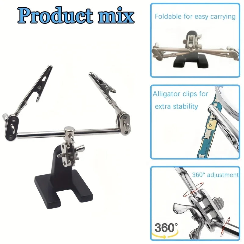 Adjustable Helping-Hands Work Holder