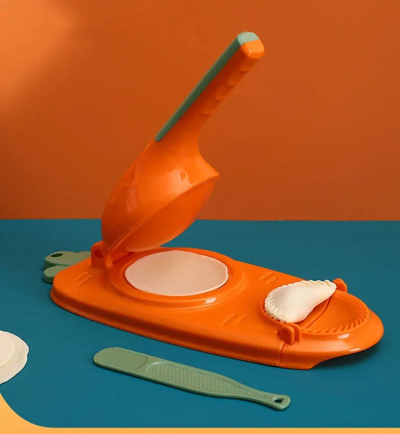 DIY Dumpling Wrapper Artifact Plastic Manual Wrapper Making Mold Dough Pressing Tool Baking Pastry Dumpling Maker Gadget