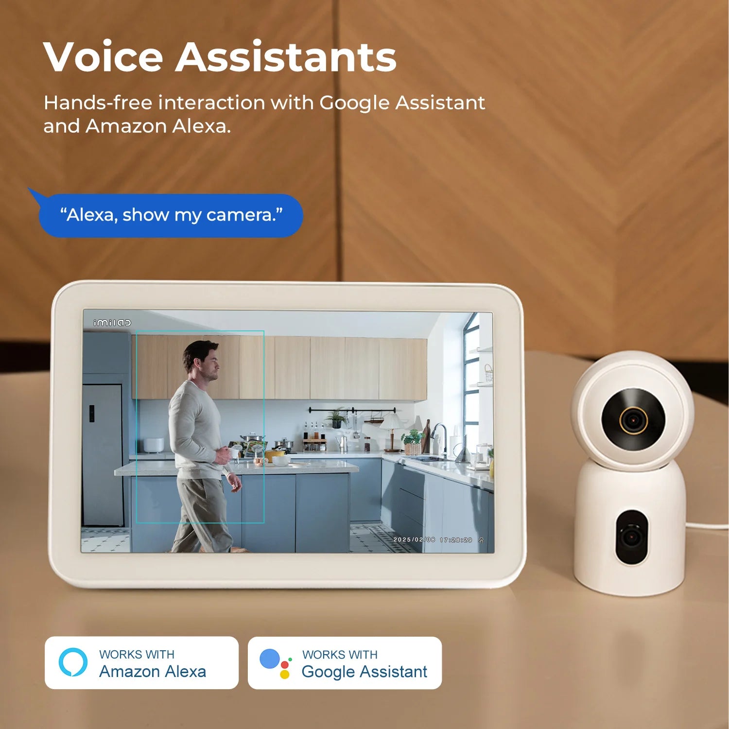 IMILAB C30 Dual 3K Baby Monitor with AI Tracking and Color Night Vision